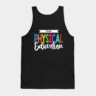 Physical Education Team Shirt P.E. Teacher School Tank Top